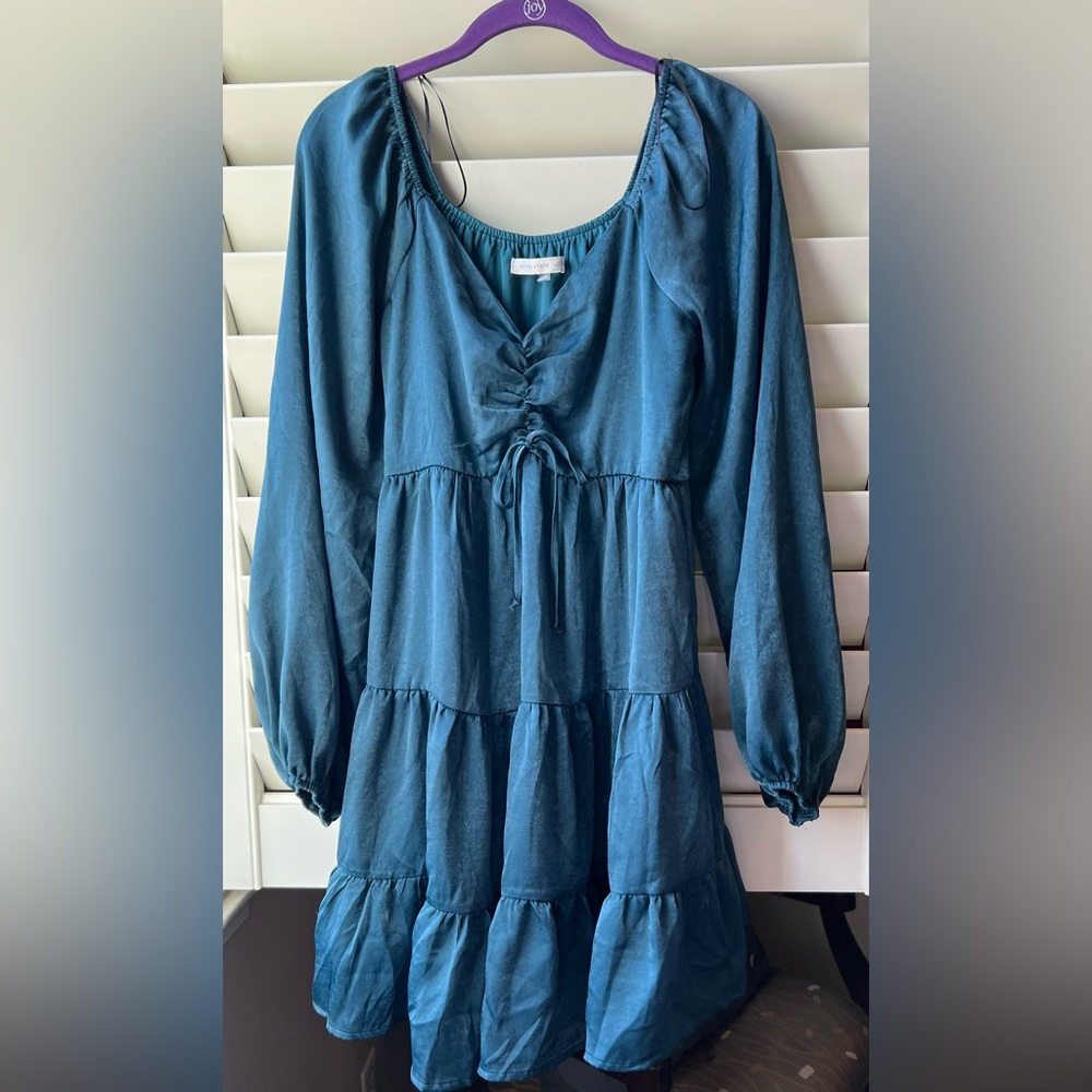 Altar’d State - Small - Long Sleeve - V-neck - Green - Fully Lined